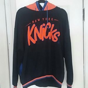 Vintage Knicks double hoodie. Early 90's